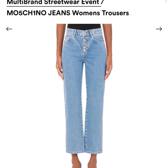 MOSCHINO Denim Pants: MO5CH1NO JEANS Womens Trousers - Picture 10 of 10
